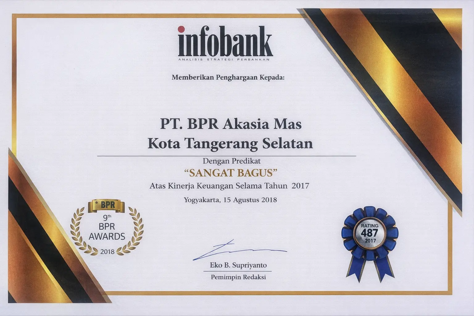 9th Infobank BPR Awards 2018